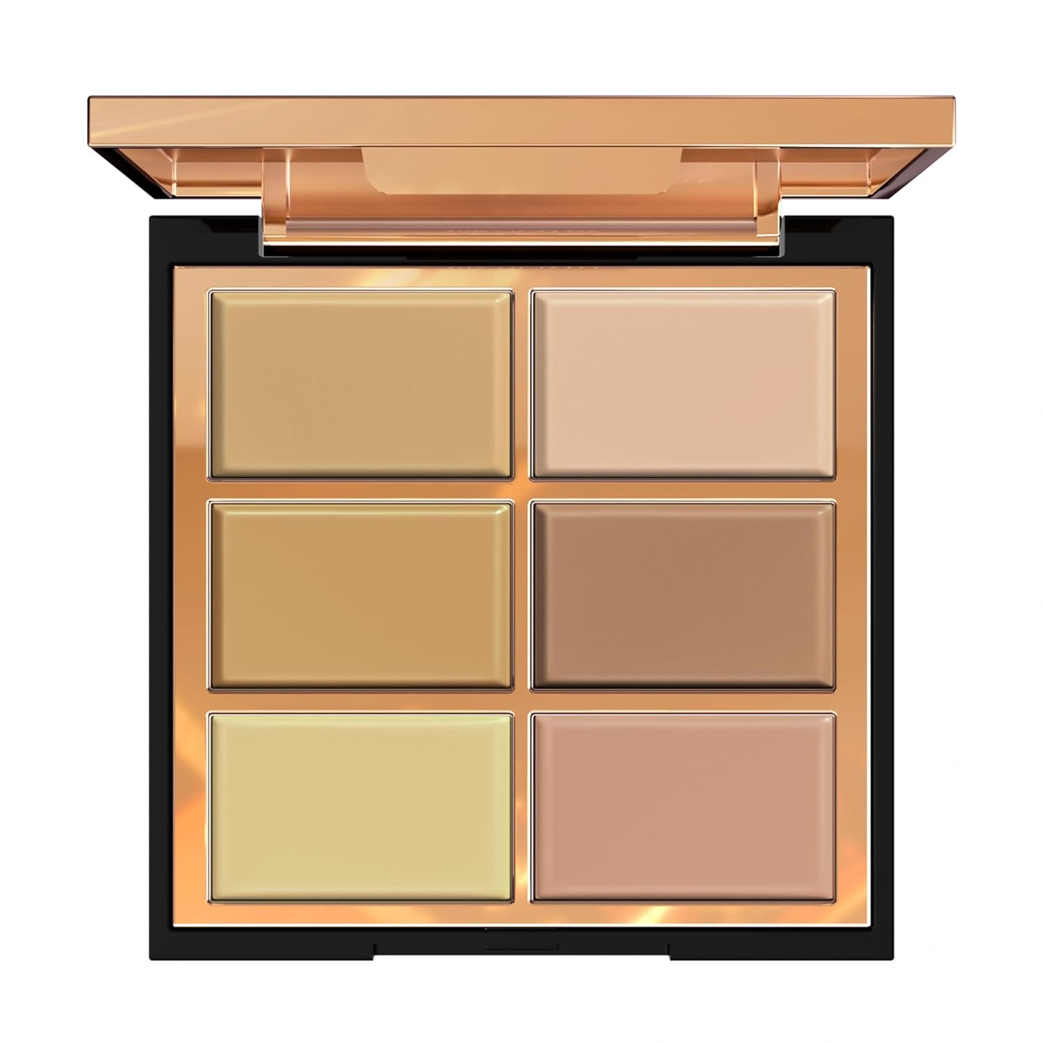 Picture of BTFO 6 Colors Conceal Correct Cream Contour Makeup Palette for Mature Skin,Light to Neutral,Conceal trouble spots dullness dark circles Correct discolorations Camouflage imperfections Covers redness