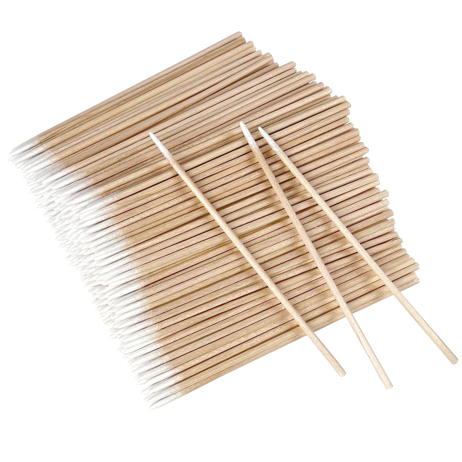 Picture of BTFO  600 long pointed cotton swabs-6 inches, with storage box-for precise cleaning, decoration, detail treatment-beauty and personal care.